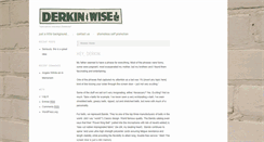 Desktop Screenshot of derkinandwise.com