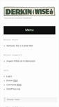 Mobile Screenshot of derkinandwise.com